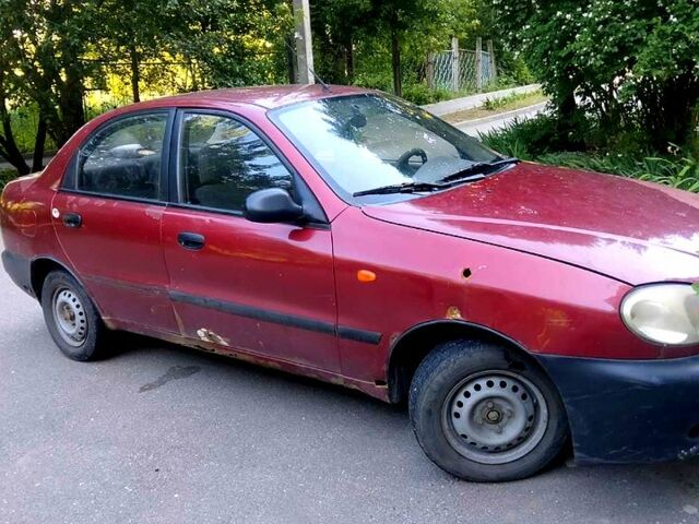 Червоний Деу Ланос, об'ємом двигуна 1.6 л та пробігом 160 тис. км за 950 $, фото 1 на Automoto.ua