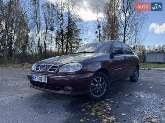 Дэу Ланос 2005 в Житомире на Automoto.ua Красный Дэу Ланос, объемом двигателя 1.6 л и пробегом 164 тыс. км за 2499 $, фото 1 на Automoto.ua