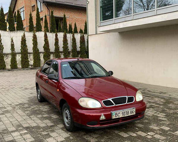 Красный Дэу Ланос, объемом двигателя 1.5 л и пробегом 658 тыс. км за 1500 $, фото 1 на Automoto.ua