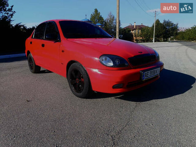 Красный Дэу Ланос, объемом двигателя 1.6 л и пробегом 187 тыс. км за 3150 $, фото 1 на Automoto.ua