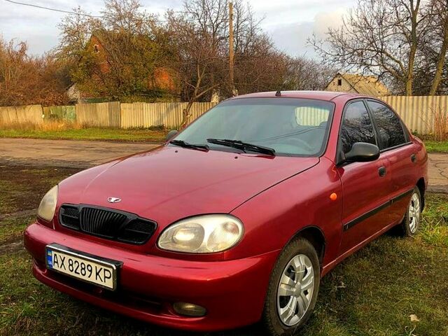 Красный Дэу Ланос, объемом двигателя 1.4 л и пробегом 0 тыс. км за 1350 $, фото 1 на Automoto.ua