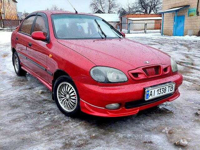 Красный Дэу Ланос, объемом двигателя 1.5 л и пробегом 19000 тыс. км за 3000 $, фото 1 на Automoto.ua