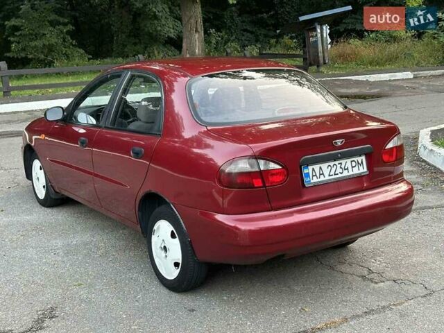 Красный Дэу Ланос, объемом двигателя 1.5 л и пробегом 265 тыс. км за 2300 $, фото 1 на Automoto.ua