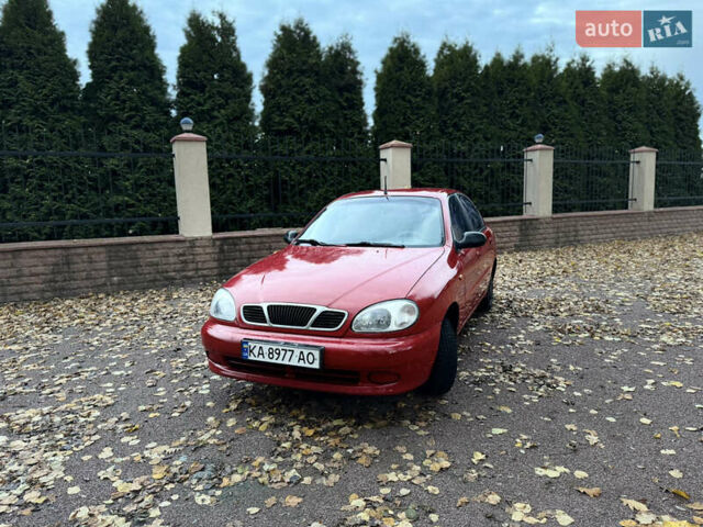 Деу Ланос 2006 у Василькове на Automoto.ua Червоний Деу Ланос, об'ємом двигуна 1.5 л та пробігом 141 тис. км за 1700 $, фото 1 на Automoto.ua