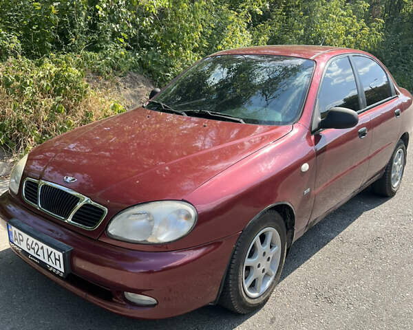 Красный Дэу Ланос, объемом двигателя 1.5 л и пробегом 158 тыс. км за 2500 $, фото 1 на Automoto.ua