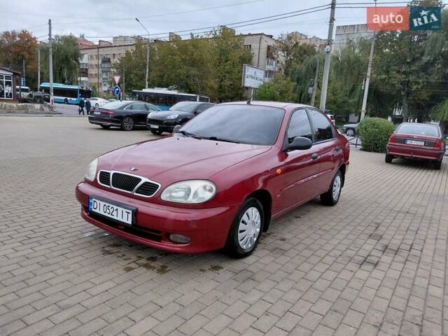 Красный Дэу Ланос, объемом двигателя 1.5 л и пробегом 183 тыс. км за 2850 $, фото 1 на Automoto.ua