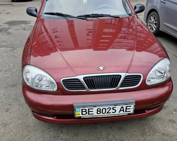 Красный Дэу Ланос, объемом двигателя 1.5 л и пробегом 146 тыс. км за 2300 $, фото 1 на Automoto.ua