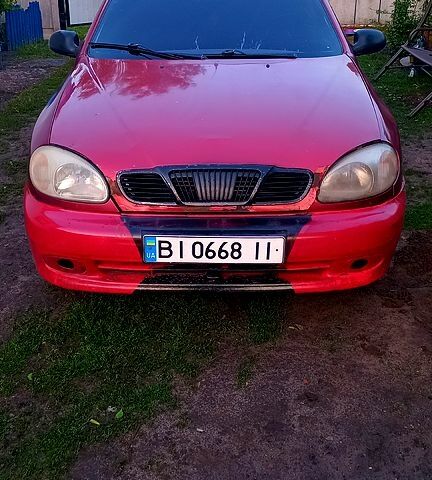 Дэу Ланос 2006 в Полтаве на Automoto.ua Красный Дэу Ланос, объемом двигателя 1.5 л и пробегом 240 тыс. км за 1550 $, фото 1 на Automoto.ua
