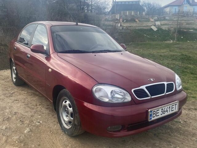 Красный Дэу Ланос, объемом двигателя 1.5 л и пробегом 166 тыс. км за 2300 $, фото 1 на Automoto.ua