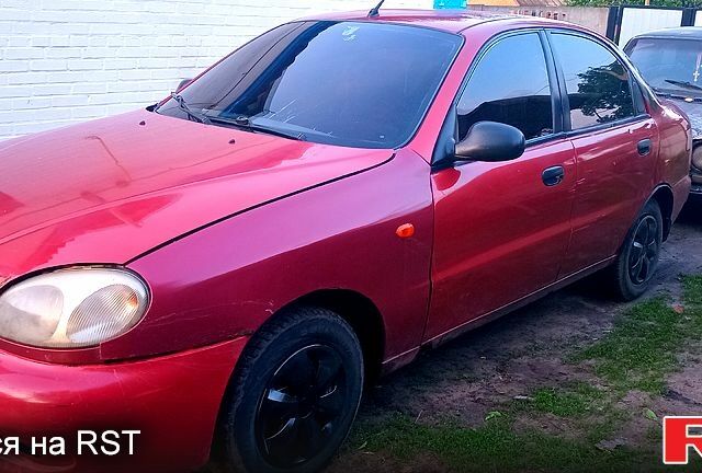 Червоний Деу Ланос, об'ємом двигуна 1.5 л та пробігом 0 тис. км за 1000 $, фото 1 на Automoto.ua