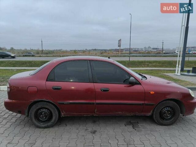 Красный Дэу Ланос, объемом двигателя 1.5 л и пробегом 275 тыс. км за 1700 $, фото 1 на Automoto.ua