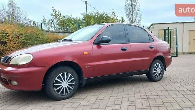 Червоний Деу Ланос, об'ємом двигуна 1.5 л та пробігом 286 тис. км за 1750 $, фото 1 на Automoto.ua