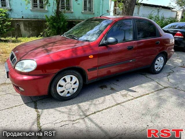 Красный Дэу Ланос, объемом двигателя 1.5 л и пробегом 0 тыс. км за 1800 $, фото 1 на Automoto.ua