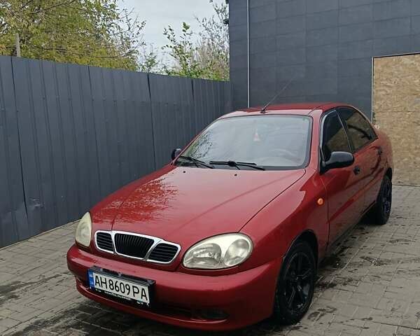 Деу Ланос 2007 у Краматорске на Automoto.ua Червоний Деу Ланос, об'ємом двигуна 1.6 л та пробігом 318 тис. км за 2500 $, фото 1 на Automoto.ua