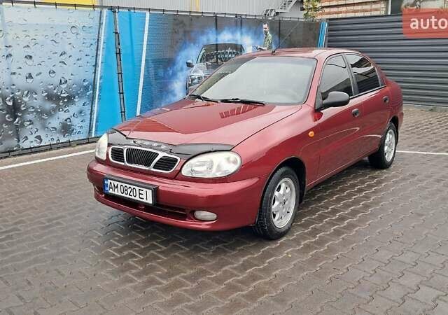 Дэу Ланос 2007 в Житомире на Automoto.ua Красный Дэу Ланос, объемом двигателя 1.5 л и пробегом 156 тыс. км за 2900 $, фото 1 на Automoto.ua