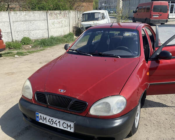 Червоний Деу Ланос, об'ємом двигуна 1.5 л та пробігом 198 тис. км за 1650 $, фото 1 на Automoto.ua