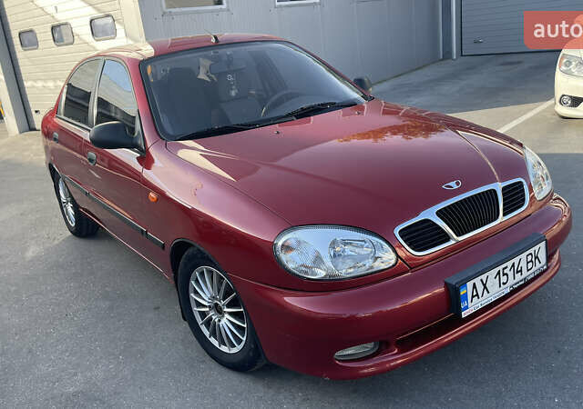 Красный Дэу Ланос, объемом двигателя 1.5 л и пробегом 148 тыс. км за 2600 $, фото 1 на Automoto.ua