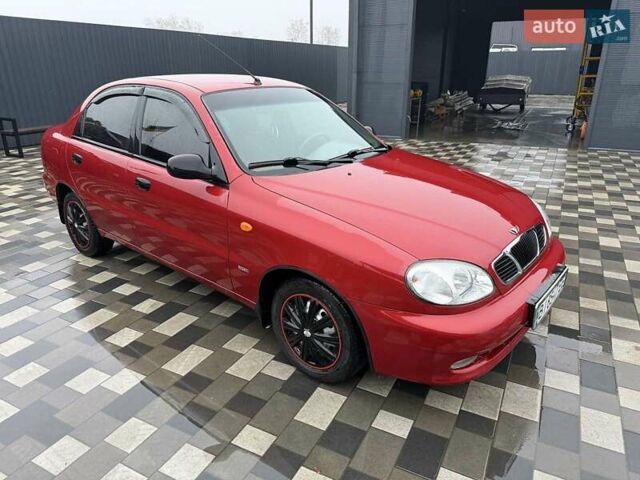 Червоний Деу Ланос, об'ємом двигуна 1.5 л та пробігом 103 тис. км за 3950 $, фото 1 на Automoto.ua