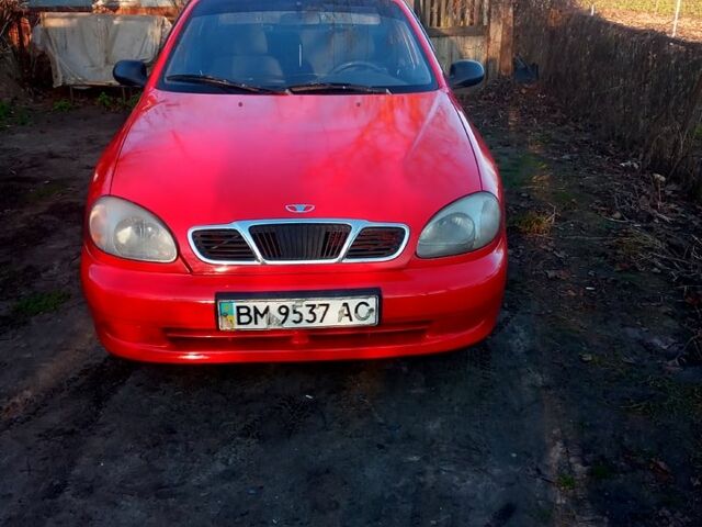 Красный Дэу Ланос, объемом двигателя 1.6 л и пробегом 507 тыс. км за 1300 $, фото 1 на Automoto.ua