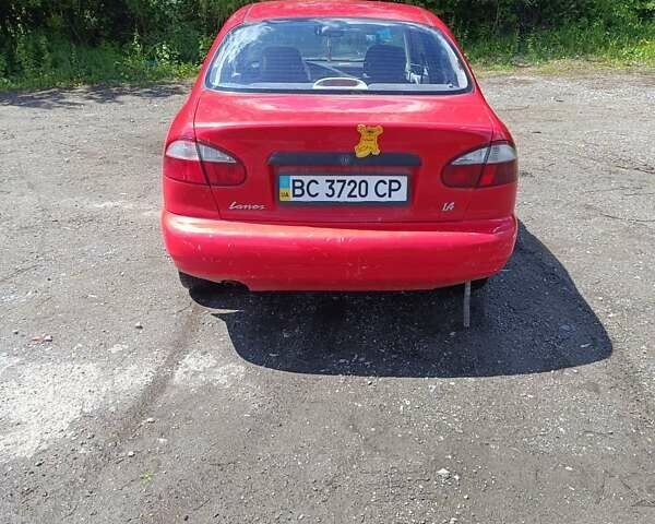 Красный Дэу Ланос, объемом двигателя 1.4 л и пробегом 232 тыс. км за 799 $, фото 1 на Automoto.ua
