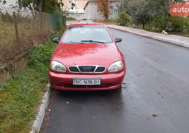 Красный Дэу Ланос, объемом двигателя 1.6 л и пробегом 120 тыс. км за 1750 $, фото 1 на Automoto.ua
