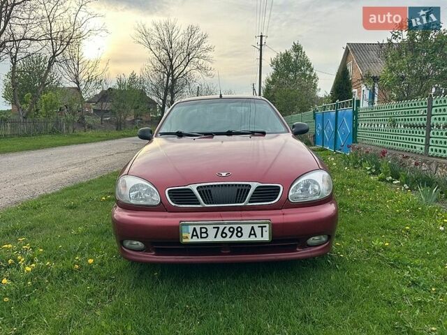 Красный Дэу Ланос, объемом двигателя 1.5 л и пробегом 94 тыс. км за 3200 $, фото 1 на Automoto.ua