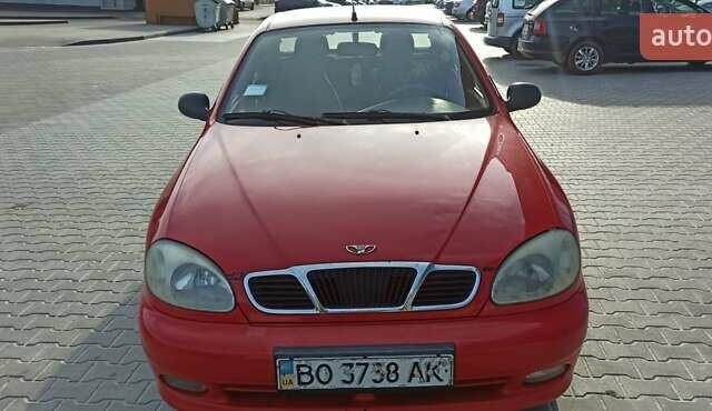 Красный Дэу Ланос, объемом двигателя 1.5 л и пробегом 437 тыс. км за 2150 $, фото 1 на Automoto.ua