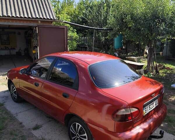 Деу Ланос 2008 у Полтаві на Automoto.ua Червоний Деу Ланос, об'ємом двигуна 1.5 л та пробігом 118 тис. км за 2950 $, фото 1 на Automoto.ua