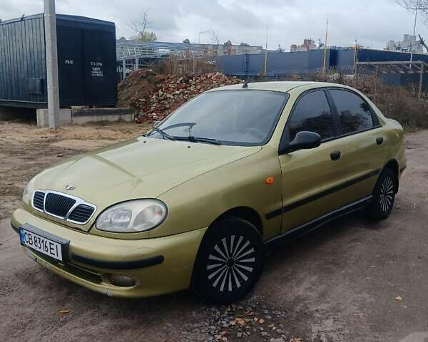 Жовтий Деу Ланос, об'ємом двигуна 1.5 л та пробігом 200 тис. км за 1100 $, фото 1 на Automoto.ua