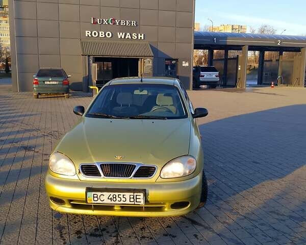 Жовтий Деу Ланос, об'ємом двигуна 1.5 л та пробігом 187 тис. км за 1100 $, фото 1 на Automoto.ua