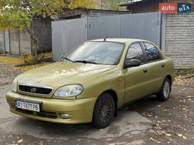 Жовтий Деу Ланос, об'ємом двигуна 1.5 л та пробігом 200 тис. км за 1500 $, фото 1 на Automoto.ua