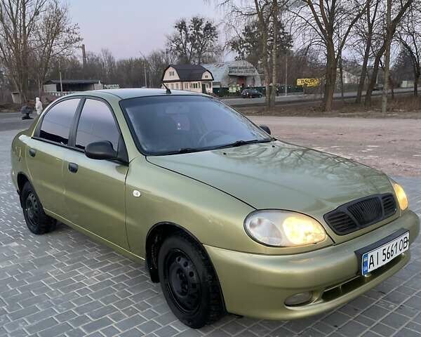 Желтый Дэу Ланос, объемом двигателя 1.5 л и пробегом 200 тыс. км за 1450 $, фото 1 на Automoto.ua
