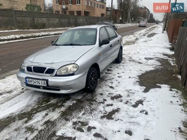 Серый Дэу Ланос, объемом двигателя 1.5 л и пробегом 350 тыс. км за 1600 $, фото 1 на Automoto.ua