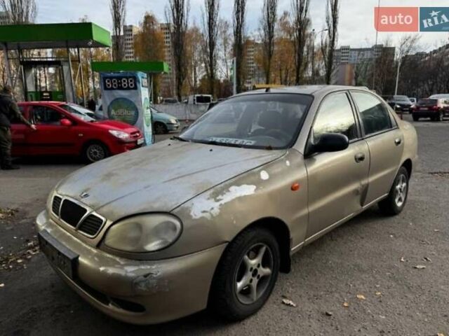 Серый Дэу Ланос, объемом двигателя 1.5 л и пробегом 200 тыс. км за 1350 $, фото 1 на Automoto.ua