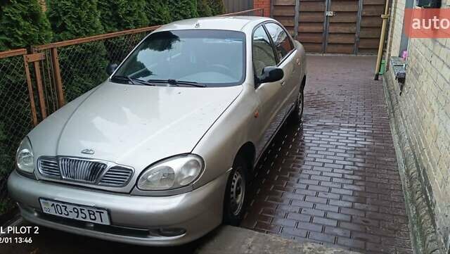 Серый Дэу Ланос, объемом двигателя 1.3 л и пробегом 285 тыс. км за 1500 $, фото 1 на Automoto.ua