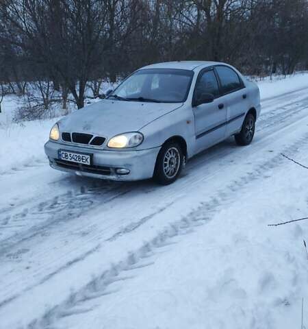 Сірий Деу Ланос, об'ємом двигуна 1.5 л та пробігом 161 тис. км за 1000 $, фото 1 на Automoto.ua