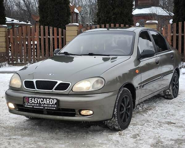 Серый Дэу Ланос, объемом двигателя 1.5 л и пробегом 200 тыс. км за 2150 $, фото 1 на Automoto.ua