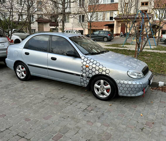 Серый Дэу Ланос, объемом двигателя 1.6 л и пробегом 176 тыс. км за 3100 $, фото 1 на Automoto.ua