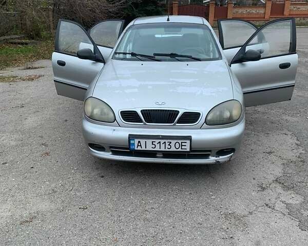 Сірий Деу Ланос, об'ємом двигуна 1.5 л та пробігом 221 тис. км за 1400 $, фото 1 на Automoto.ua