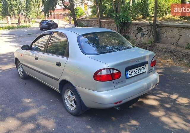 Серый Дэу Ланос, объемом двигателя 1.5 л и пробегом 130 тыс. км за 2950 $, фото 1 на Automoto.ua