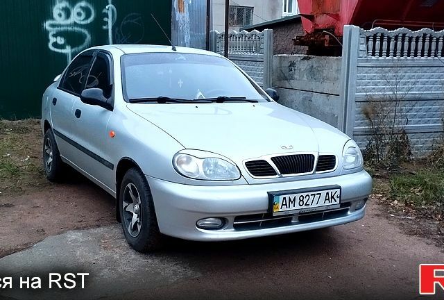 Серый Дэу Ланос, объемом двигателя 1.5 л и пробегом 171 тыс. км за 3000 $, фото 1 на Automoto.ua