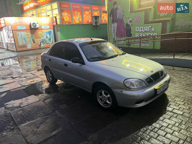 Сірий Деу Ланос, об'ємом двигуна 1.39 л та пробігом 185 тис. км за 1500 $, фото 1 на Automoto.ua