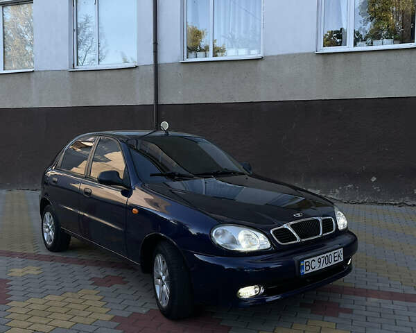 Синий Дэу Ланос, объемом двигателя 1.5 л и пробегом 200 тыс. км за 2300 $, фото 1 на Automoto.ua