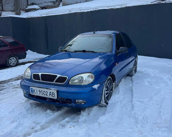 Синий Дэу Ланос, объемом двигателя 1.5 л и пробегом 340 тыс. км за 1900 $, фото 1 на Automoto.ua