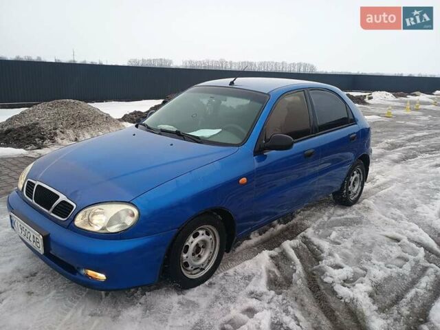 Синий Дэу Ланос, объемом двигателя 1.5 л и пробегом 342 тыс. км за 1750 $, фото 1 на Automoto.ua