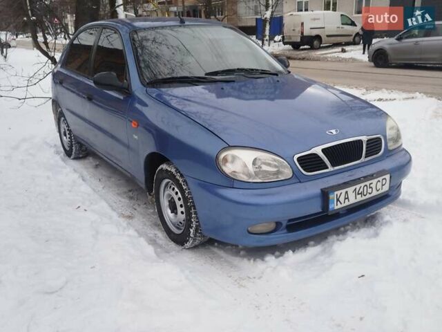Синий Дэу Ланос, объемом двигателя 1.5 л и пробегом 233 тыс. км за 2550 $, фото 1 на Automoto.ua