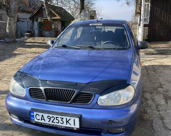 Синий Дэу Ланос, объемом двигателя 1.5 л и пробегом 273 тыс. км за 2600 $, фото 1 на Automoto.ua