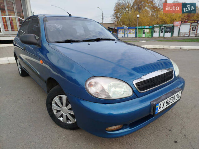 Синий Дэу Ланос, объемом двигателя 1.5 л и пробегом 126 тыс. км за 2900 $, фото 1 на Automoto.ua