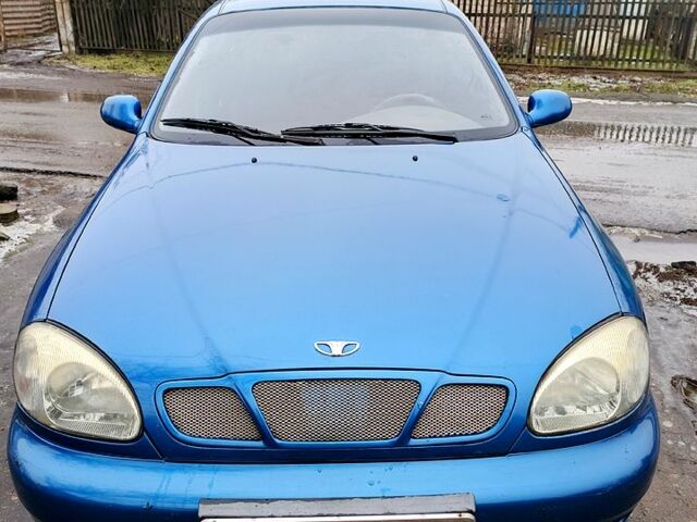 Синий Дэу Ланос, объемом двигателя 1.5 л и пробегом 209 тыс. км за 2400 $, фото 1 на Automoto.ua