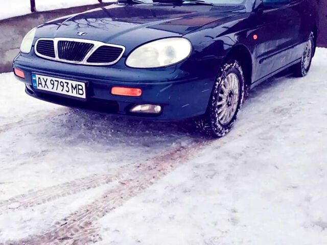 Синій Деу Ланос, об'ємом двигуна 2 л та пробігом 270 тис. км за 1800 $, фото 1 на Automoto.ua